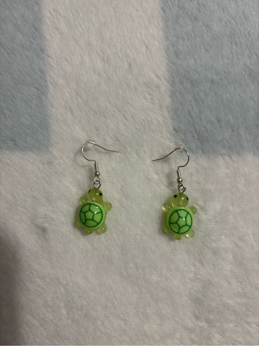 Never Worn Handmade Turtle Earrings